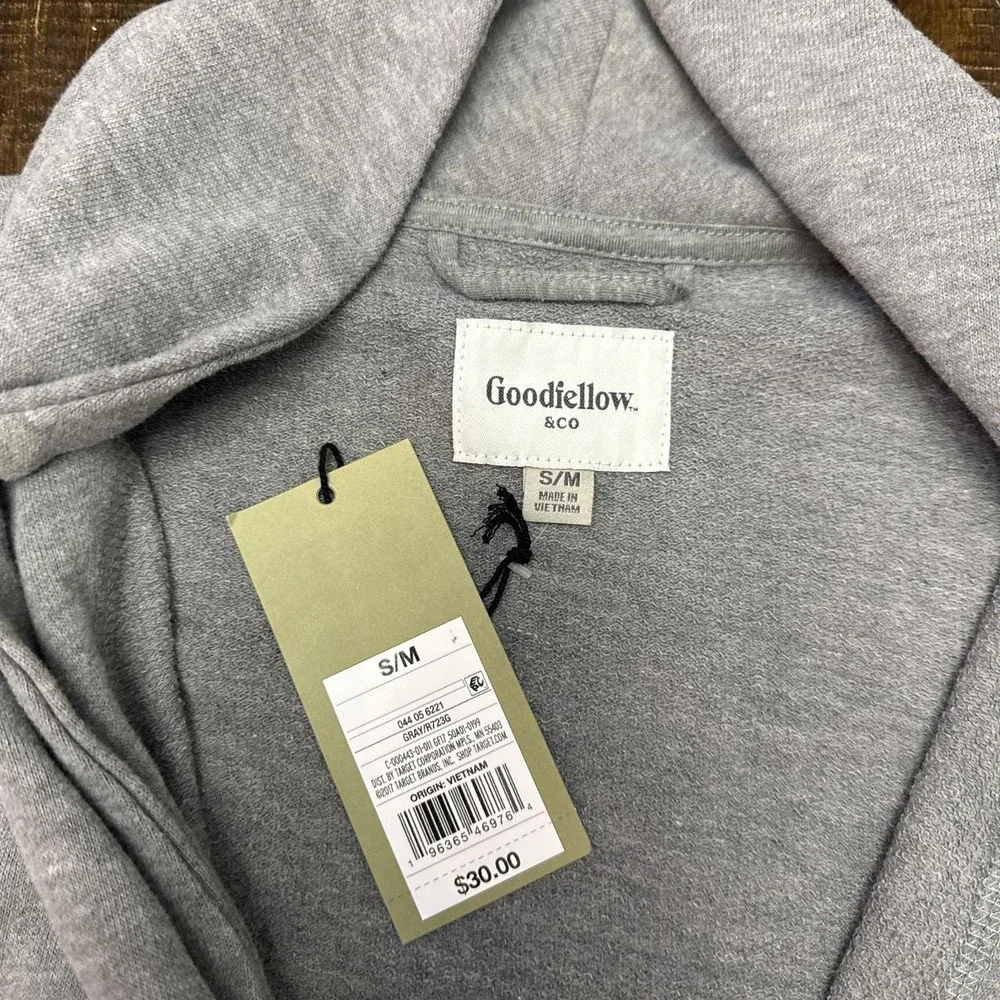 Goodfellow & Co Grey Cotton Robe with Pockets